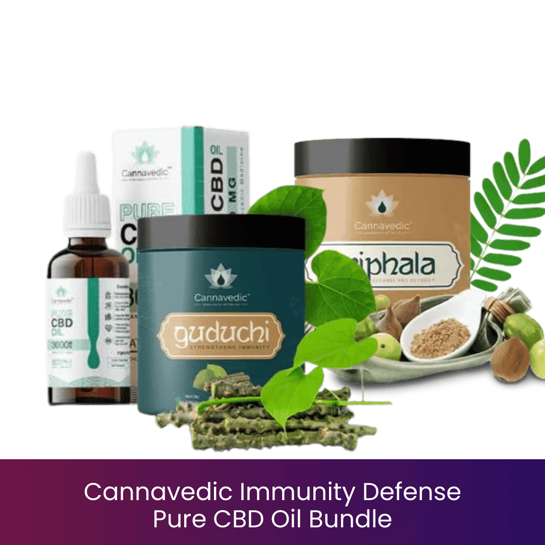 Cannavedic Immunity Defense Pure CBD Oil Bundle.