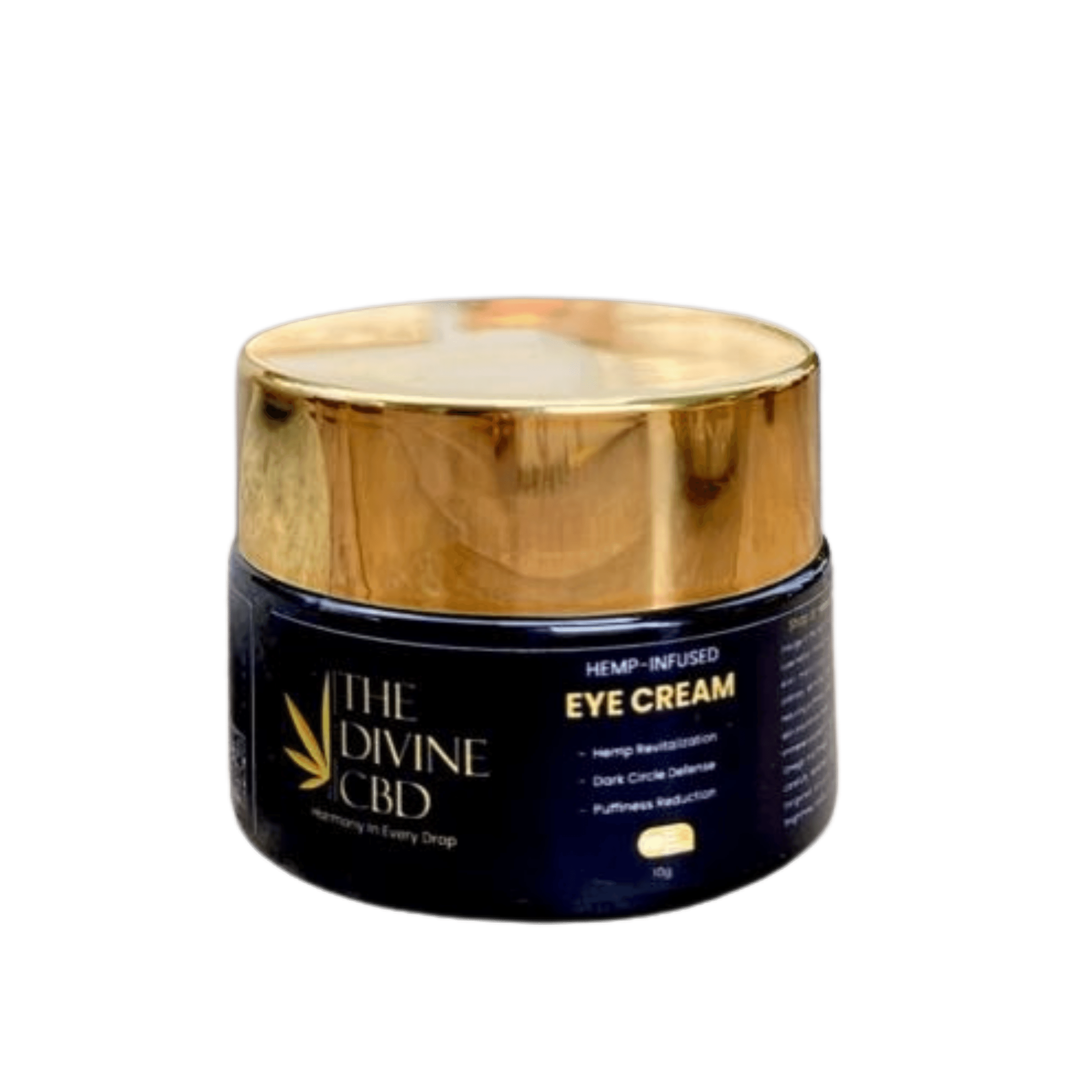The Divine CBD- Luxe Hemp-Infused Eye Cream | Elegance for Your Expressive Eyes.