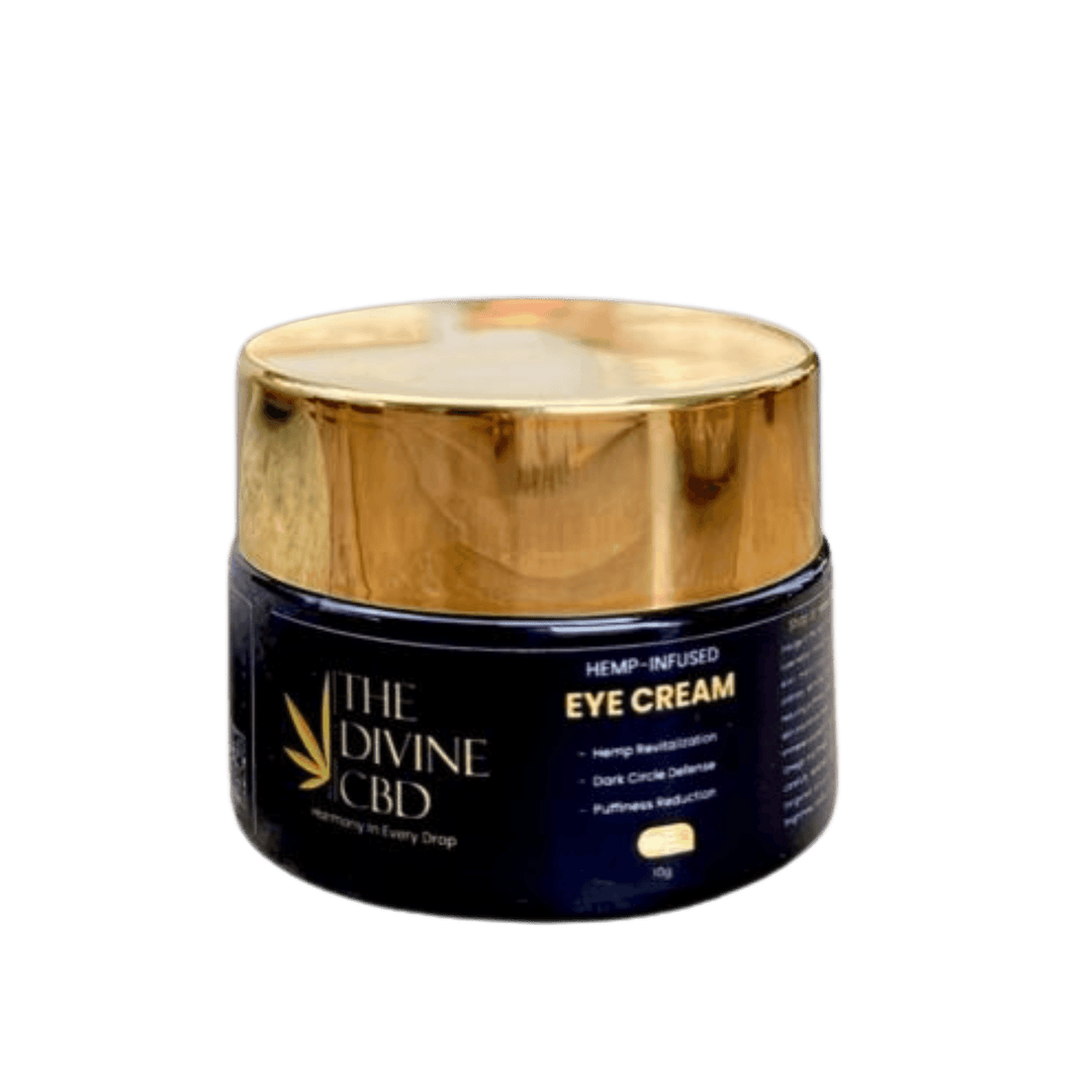 The Divine CBD- Luxe Hemp-Infused Eye Cream | Elegance for Your Expressive EyesEye CreamDivine CBD Hemp Eye Cream - Elegance & Revitalization