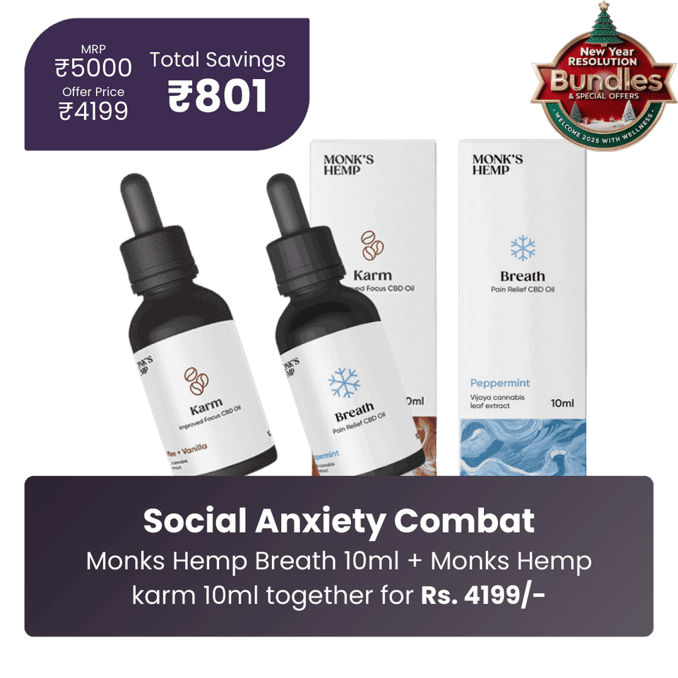 Monks Hemp- Social Anxiety CombatCBD OilMonks Hemp Combat - Hemp Social Anxiety Relief | Natural Calm & Wellness