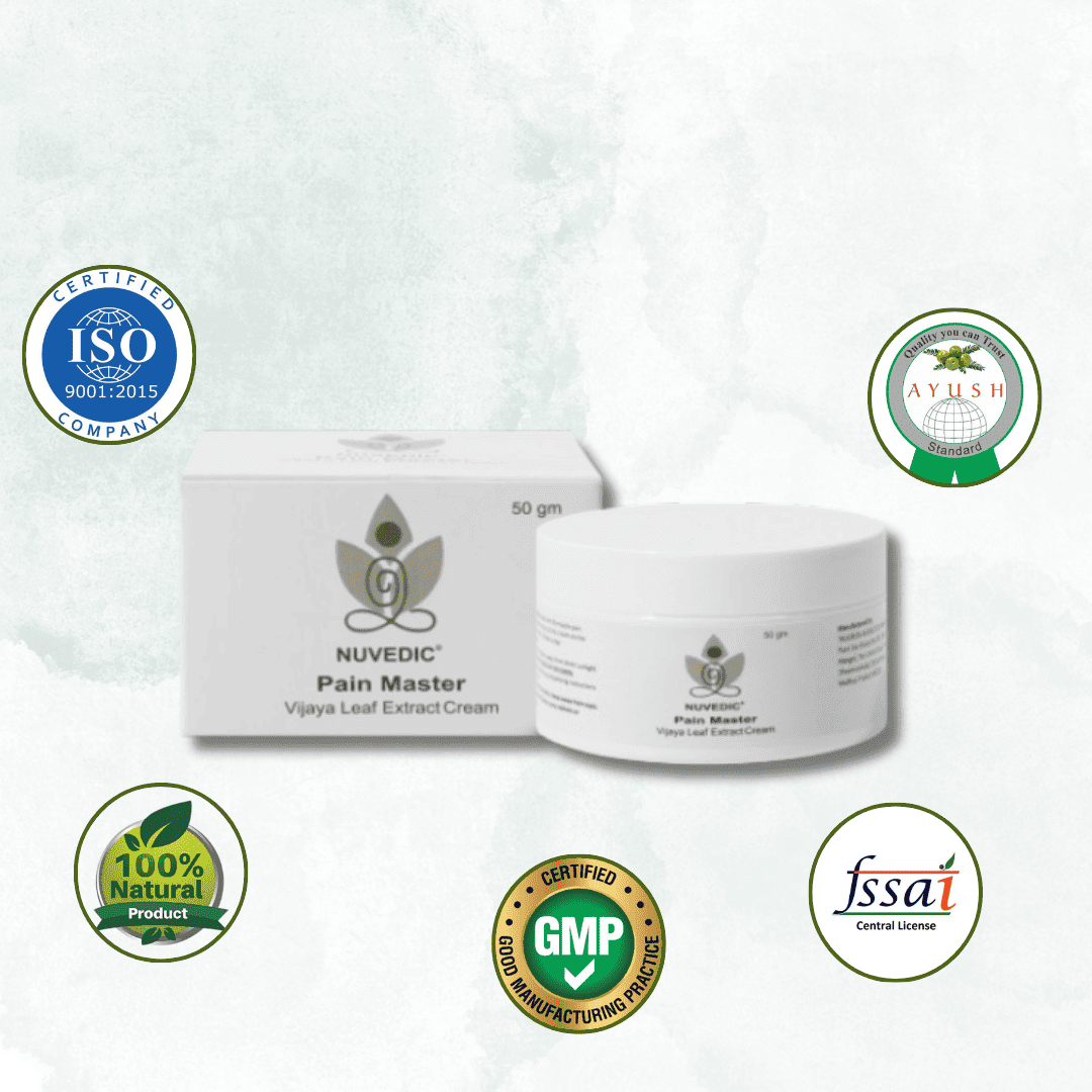 Nuvedic- Pain Master Vijaya Leaf Extract Cream 50gmVijaya Leaf Extract CreamNuvedic Pain Master Cream - Ayurvedic Relief | 50gm