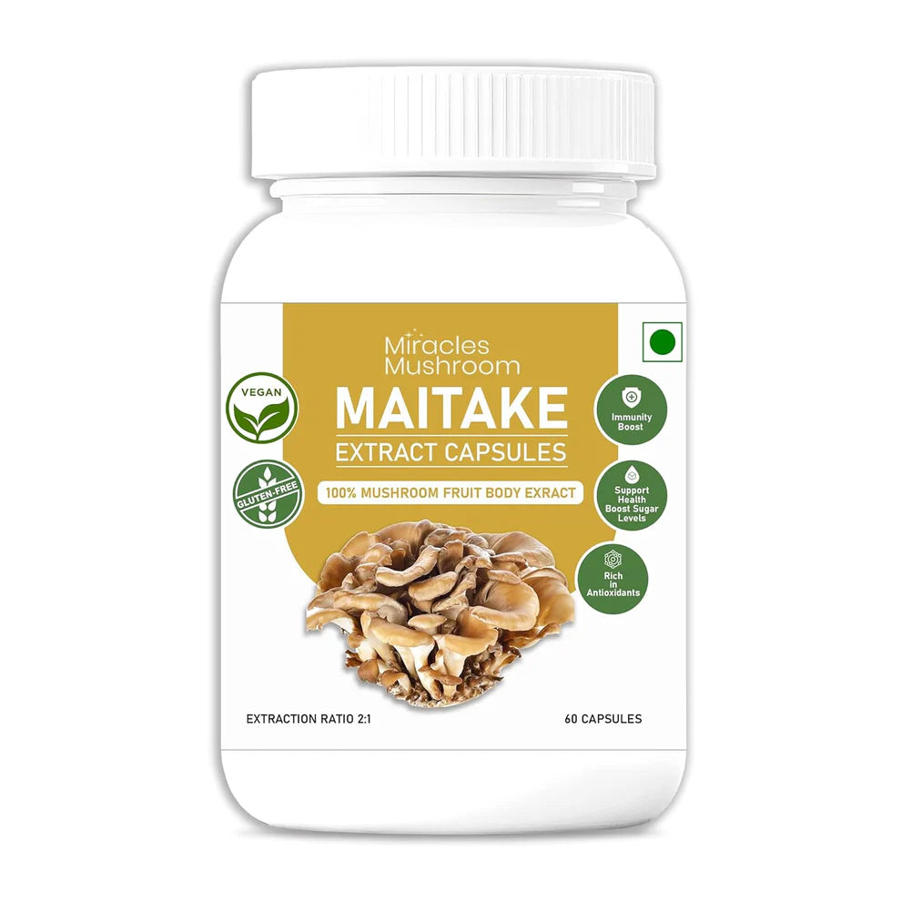 Miracles Mushroom - Maitake Mushroom Extract Capsules.