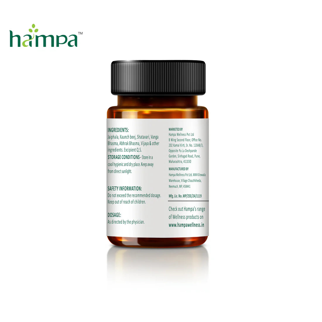 Hampa Manmath Rasa 500mg.