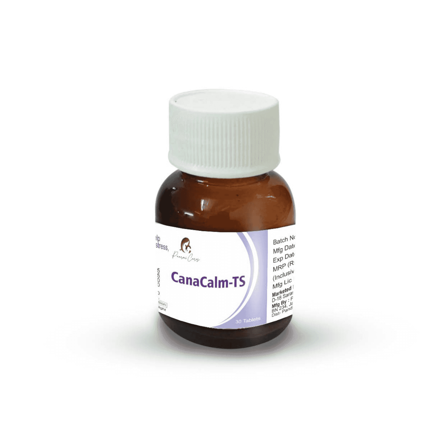Paarmi Cares- CanaCalm-TS (For Hypertension)TabletsCanaCalm-TS for Hypertension | Stress Relief