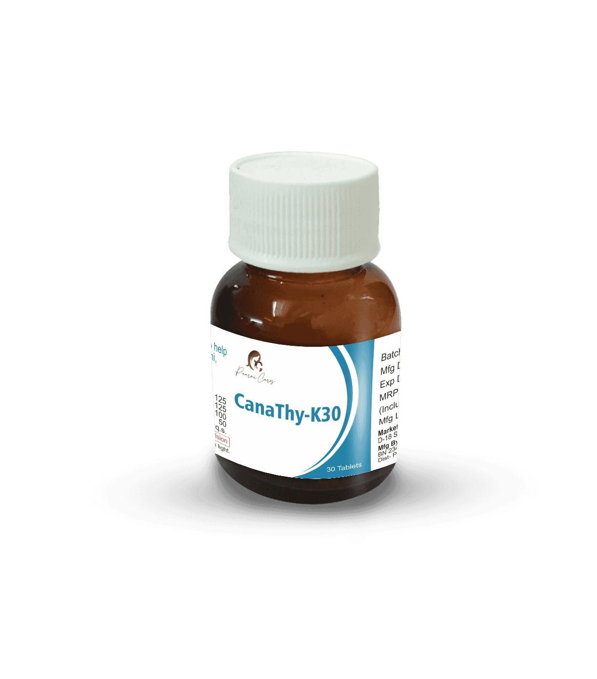 Paarmi Cares- CanaThy-K30 Medical Cannabis Pills (For Thyroid).