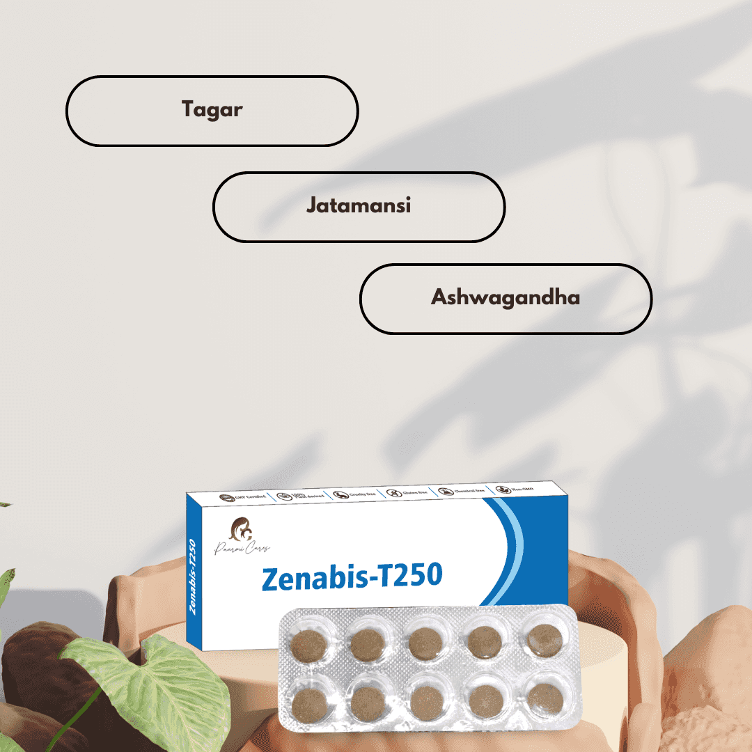 Paarmi Cares- Zenabis-T250 (For Depression)TabletsZenabis T250 for Depression Relief - Paarmi Cares | Holistic Well-being