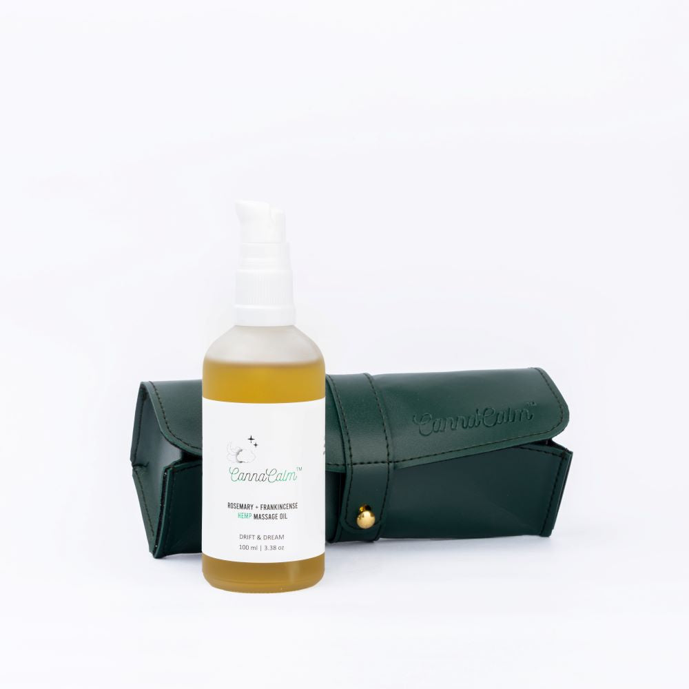 River Remedy Hemp Massage Oil-Rosemary + FrankincenseHemp Massage OilHemp Massage Oil for Relaxation - River Remedy | Hydrate & Relax