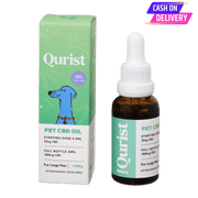 Qurist Pet CBD Oil - For Large Pets - 1800mg - CBD Store India