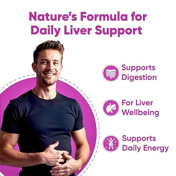 Auraika Liver Detox Supplement | Milk Thistle Capsules for Liver Support & Cleansing.