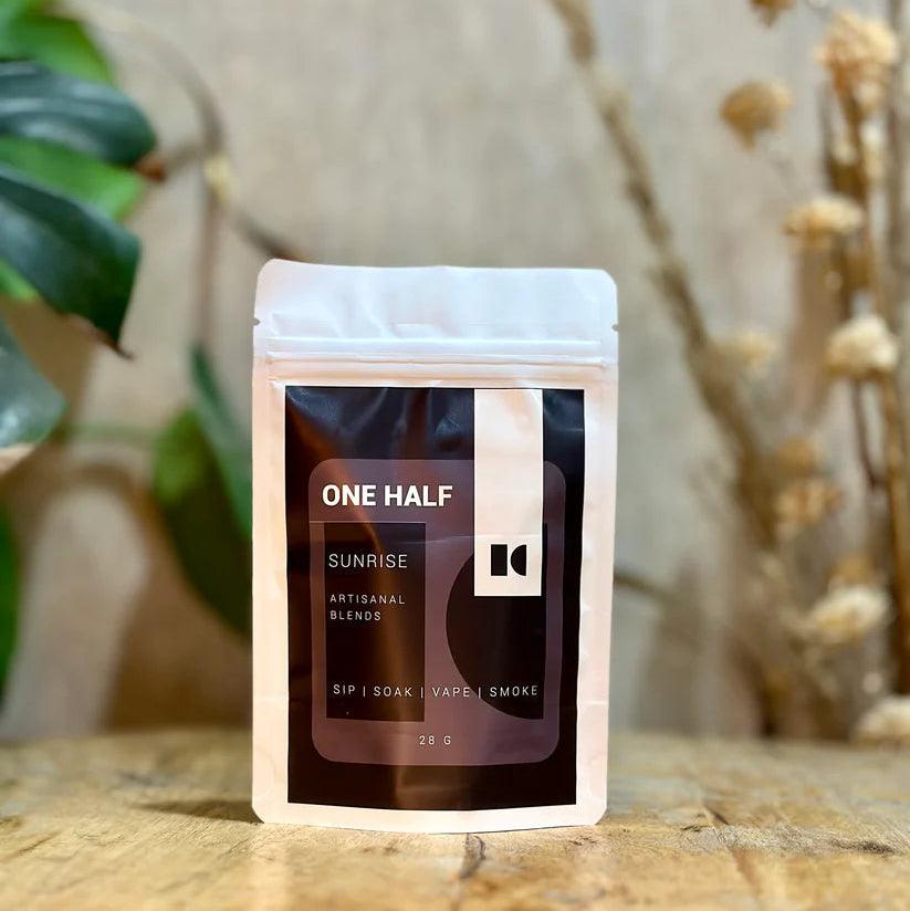 One Half - Sunrise 28g | Herbal Smoking Blend.