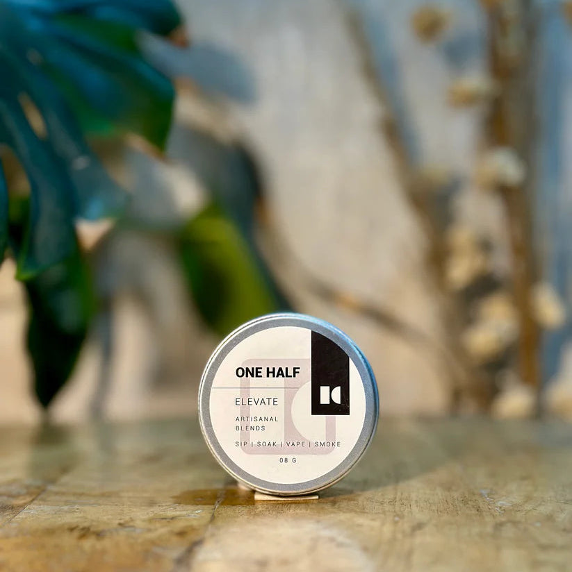 One Half - Elevate 8gm Tin | Herbal Smoking Blend