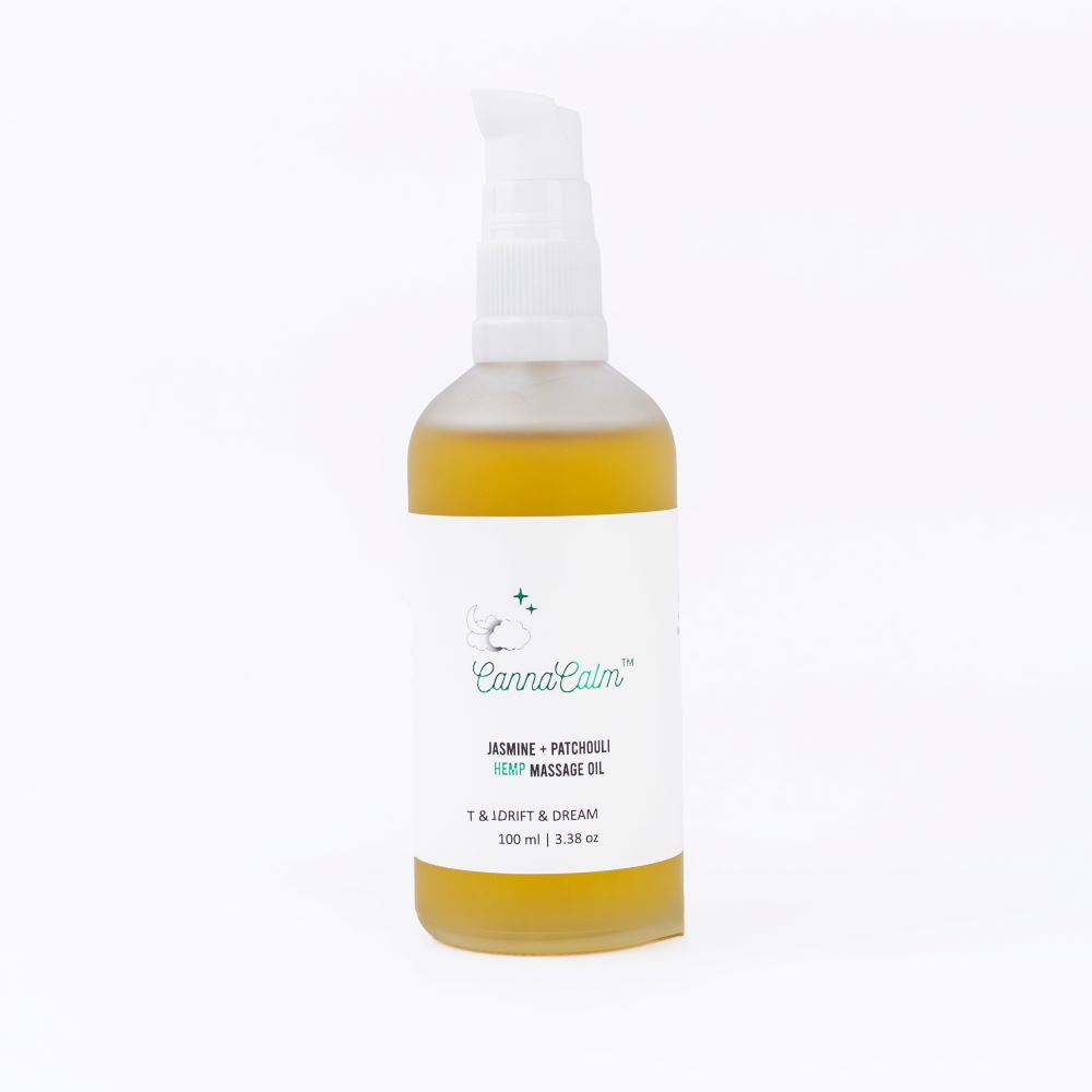 River Remedy Hemp Massage Oil-Jasmine + PatchouliHemp Massage OilRiver Remedy Hemp Massage Oil - Jasmine Patchouli | Relaxation