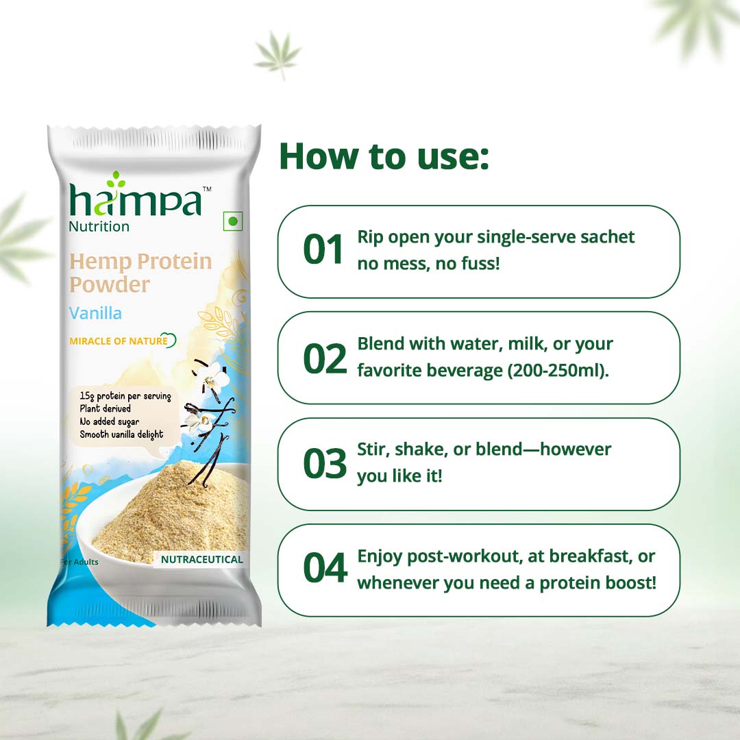 Hampa Wellness - Protein Powder - Vanilla