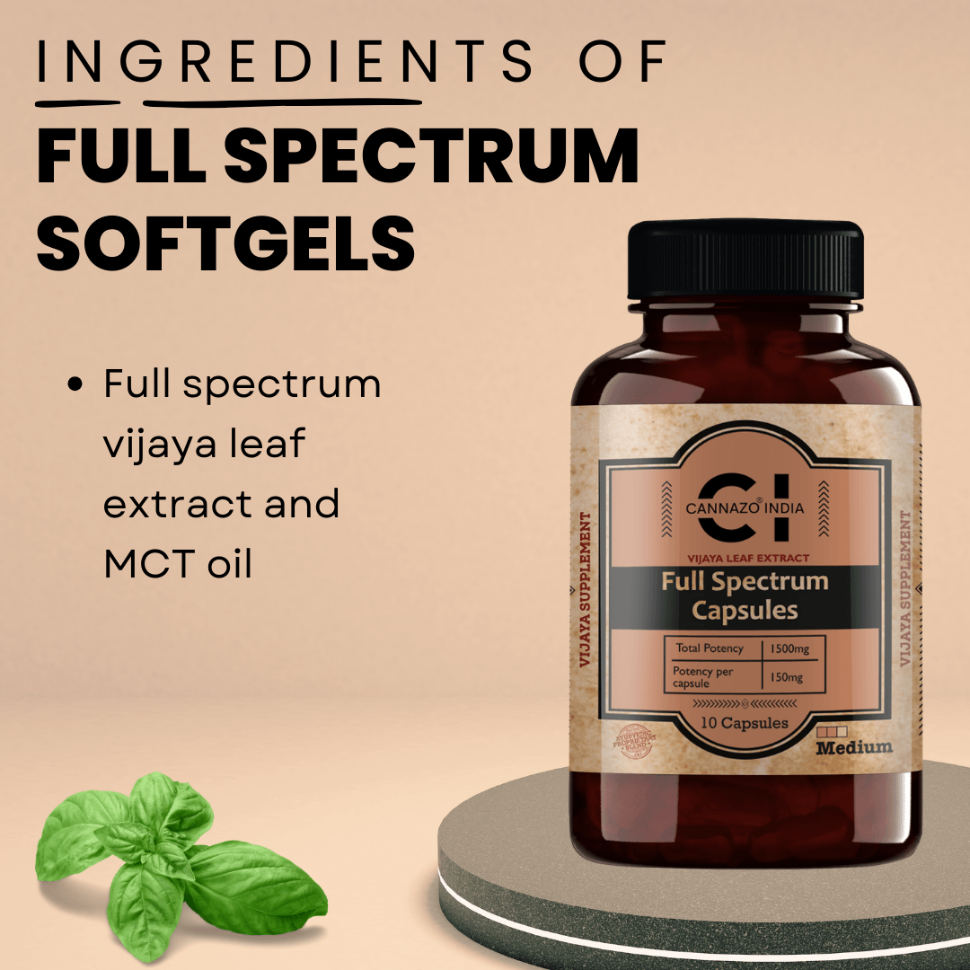 Cannazo Full spectrum Softgels 150mg  (Pain , Insomnia, Anxiety)CBD SoftgelsFull Spectrum Softgels | For Chronic Pain, Sleep, Anxiety | CBD Store India