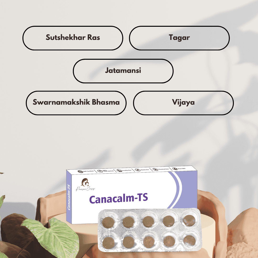 Paarmi Cares- CanaCalm-TS (For Hypertension)TabletsCanaCalm-TS for Hypertension | Stress Relief