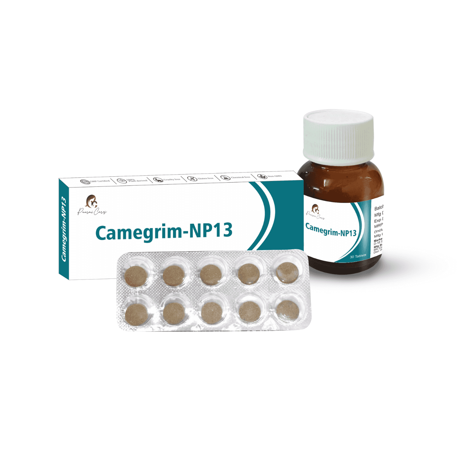 Paarmi Cares- Camegrim-NP13 Medical Cannabis Pills (For Migrain).