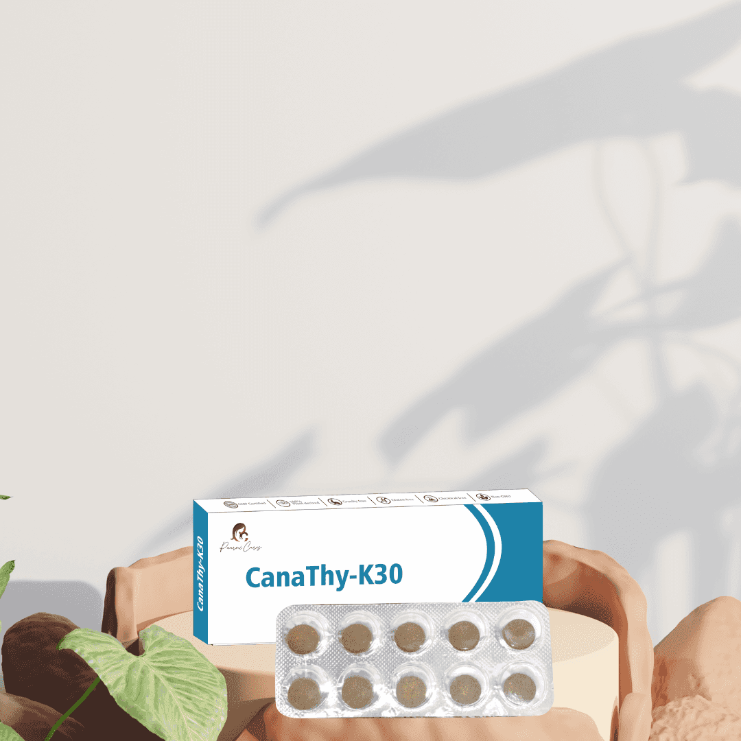 Paarmi Cares- CanaThy-K30 (For Thyroid)TabletsPaarmi Cares- CanaThy-K30 - Thyroid Health Supplement | Balances Hormones