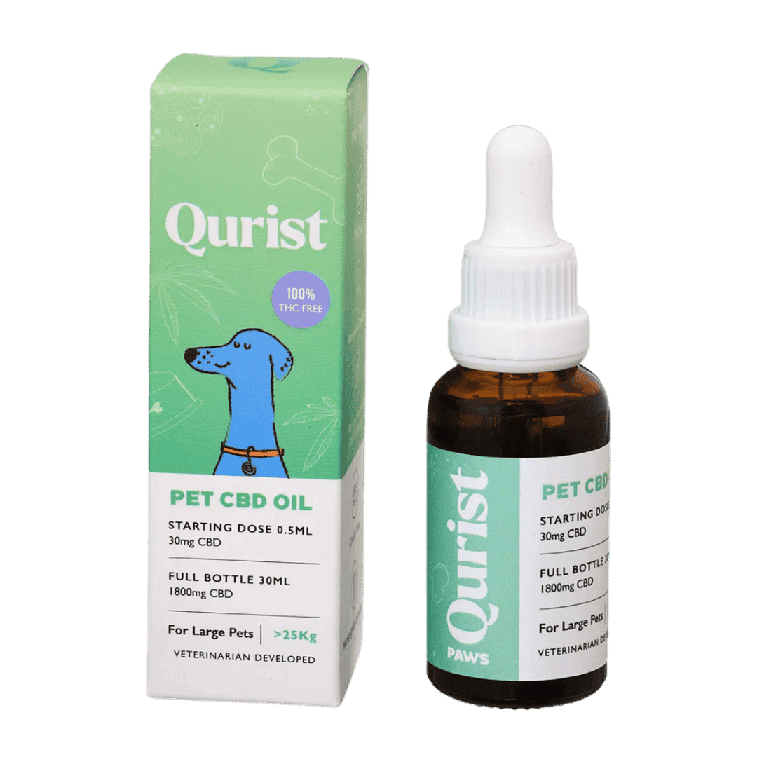 Qurist Pet CBD Oil - For Large Pets - 1800mg - CBD Store India