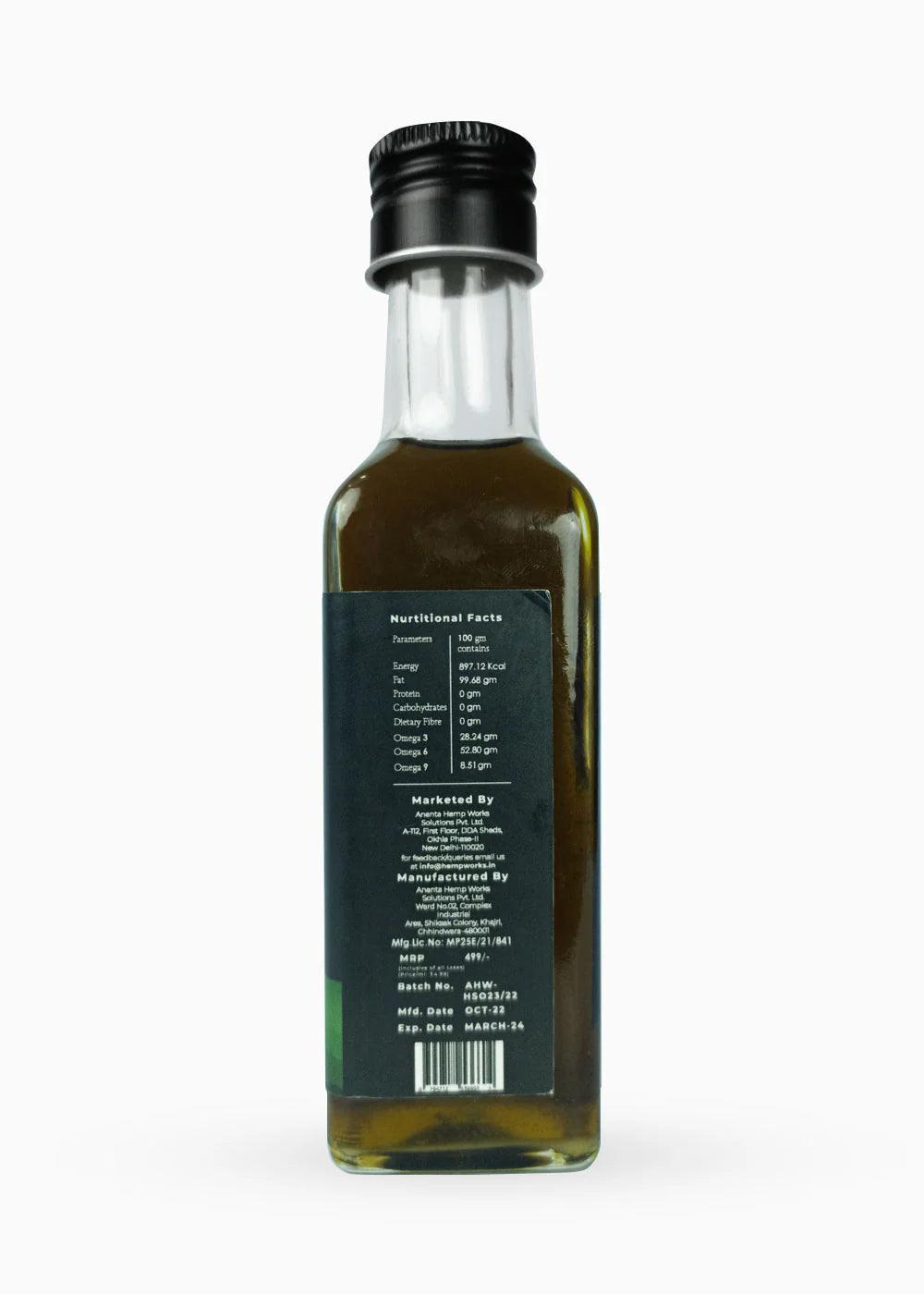 ANANTA HEMP SEED OIL (COLD PRESSED).