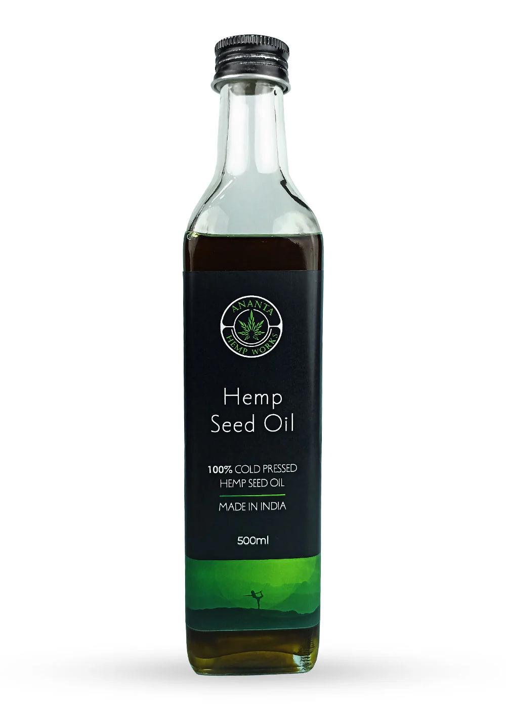 ANANTA HEMP SEED OIL (COLD PRESSED)Hemp oilAnanta Hemp Sativa Oil- Cold Pressed | Best Hemp Oil | CBD Store India