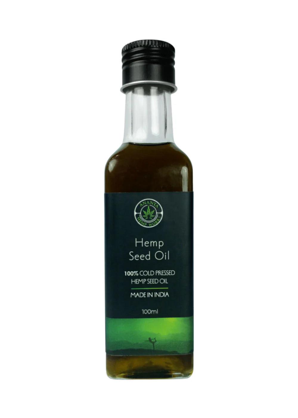ANANTA HEMP SEED OIL (COLD PRESSED)Hemp oilAnanta Hemp Sativa Oil- Cold Pressed | Best Hemp Oil | CBD Store India