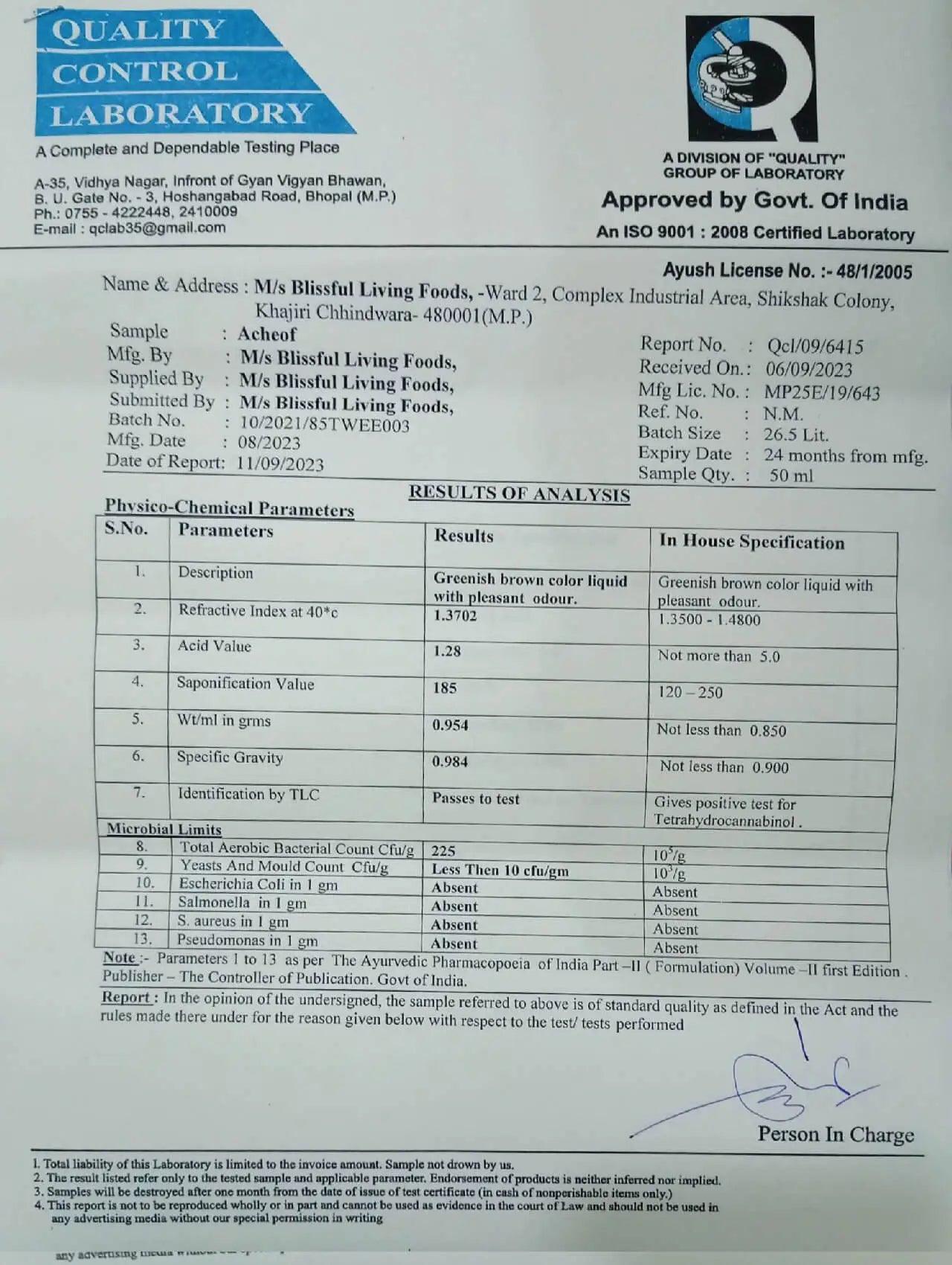 Twiee Acheof | No Pain Medical Cannabis Roll-On 50ml.