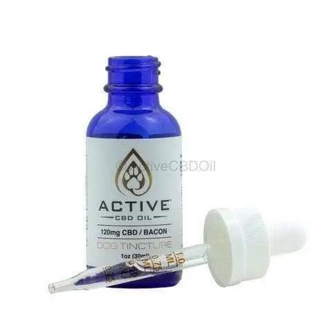 Active Oil CBD Pet Tincture Bacon Flavor 120mg.