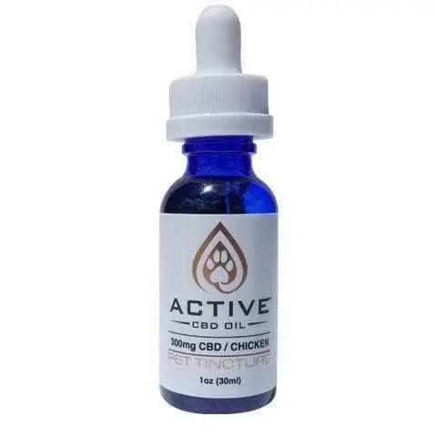 Active Oil CBD oil for pets: 300 mg chicken flavour.
