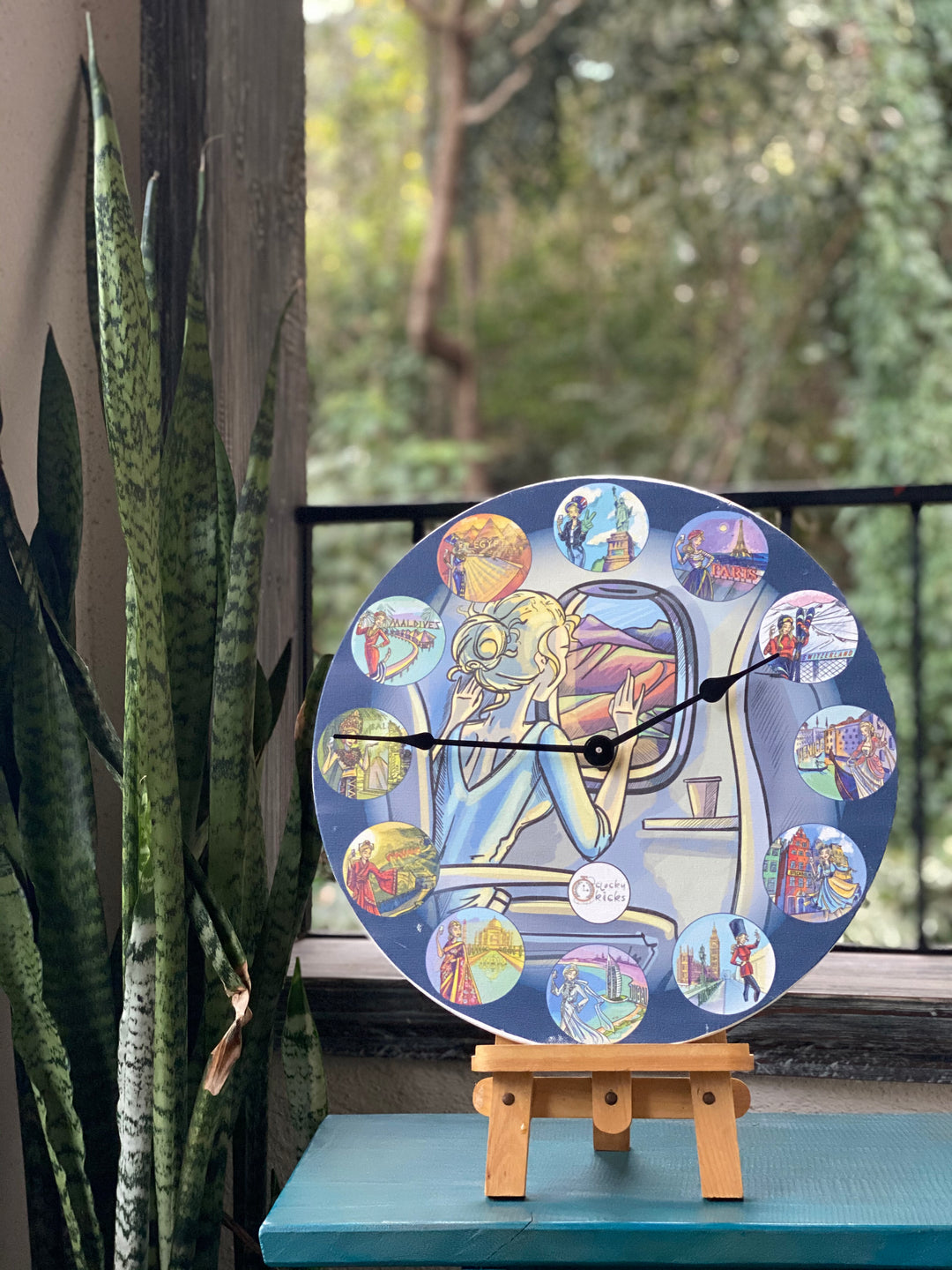 Limore- Adventure Awaits Clock