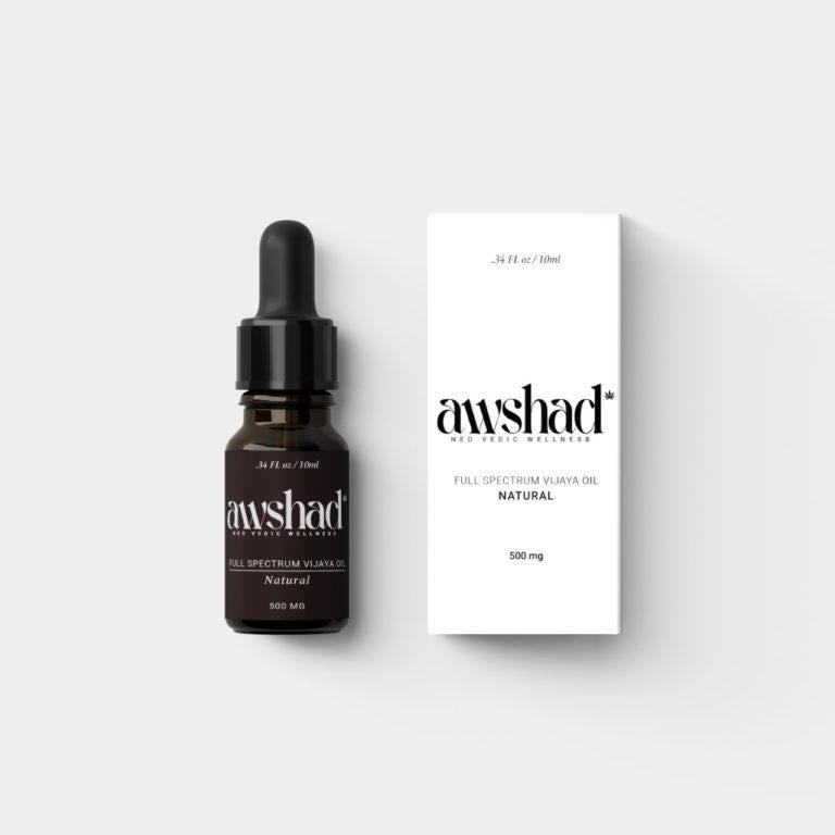 Awshad - Full Spectrum CBD Oil 500mg (10ml) – Natural.