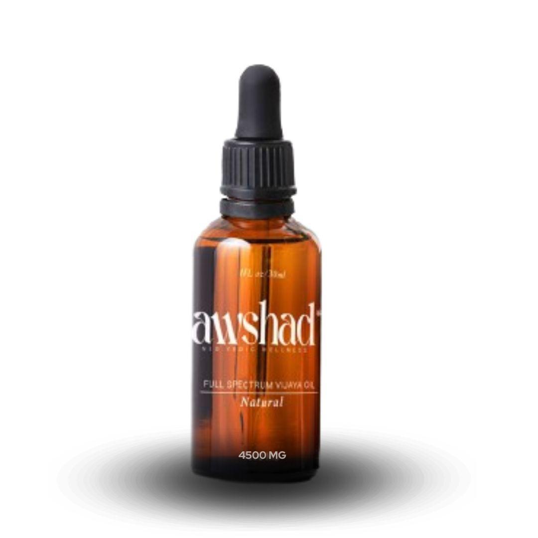 Awshad - Full Spectrum Cannabis Oil - 4500MG - 30ML (Natural).