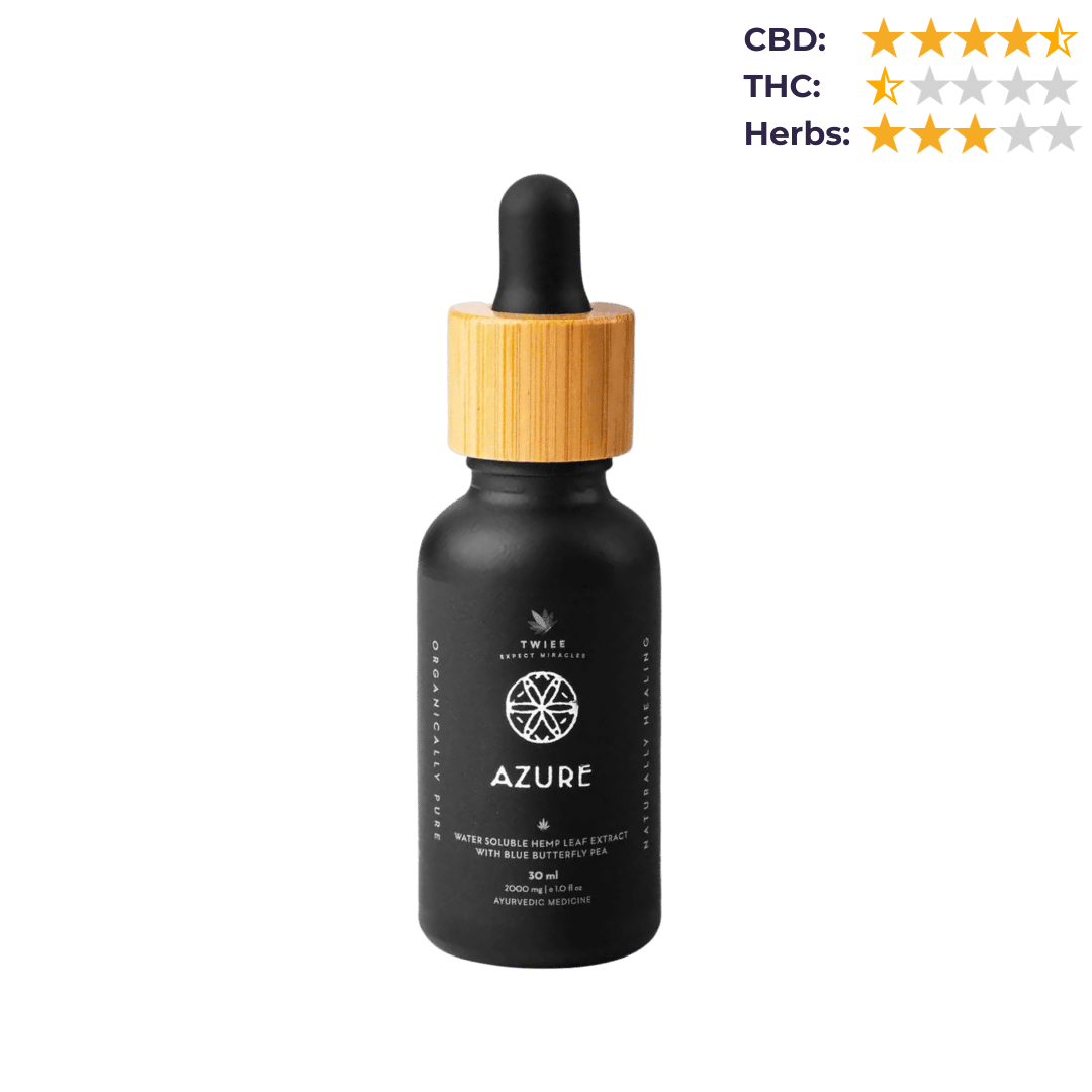 Twiee Azure Cannabinoid Extract- Butterfly Blue Pea 2000 MG.