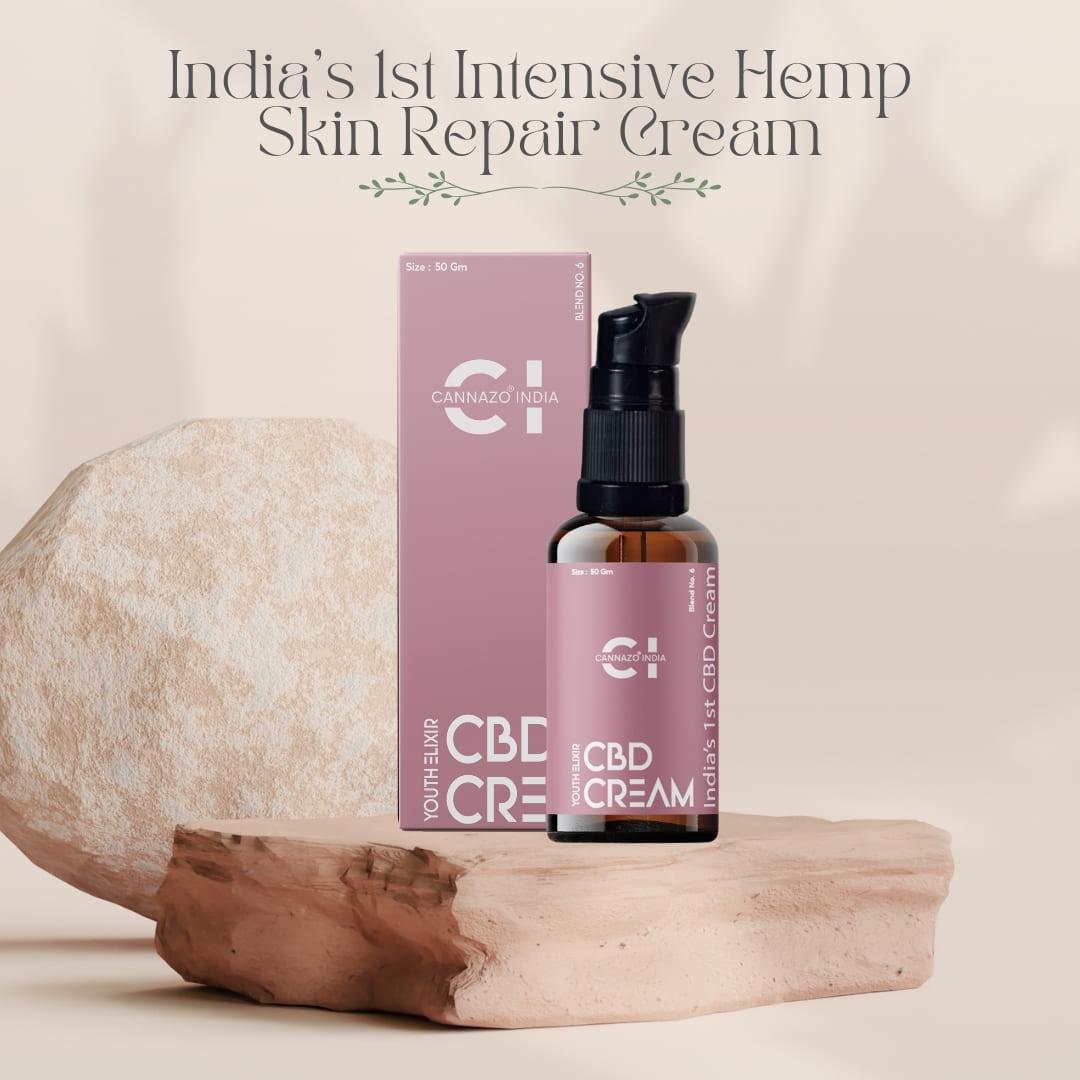 Cannazo Youth Elixir (Anti aging & mark removal)- Full spectum with Seabuckthron (500mg:50gm).