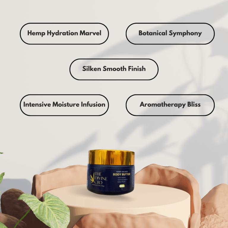 Hemp Body Butter - The Divine CBD- Body Butter | Nourish Your Skin With Divine Elegance