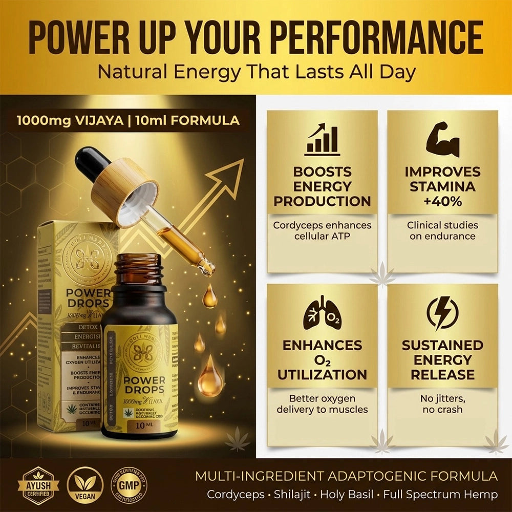 Holi Herb Power Drops 10ml | Vijaya & Nootropic Wellness
