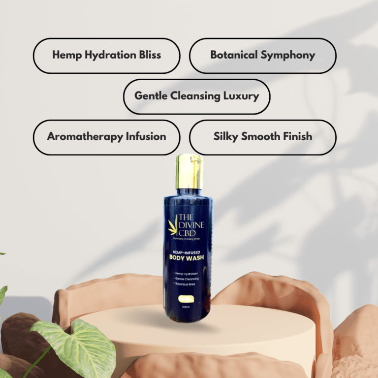 The Divine CBD- Body Wash | Invigorate Your Skin with Pure Bliss.