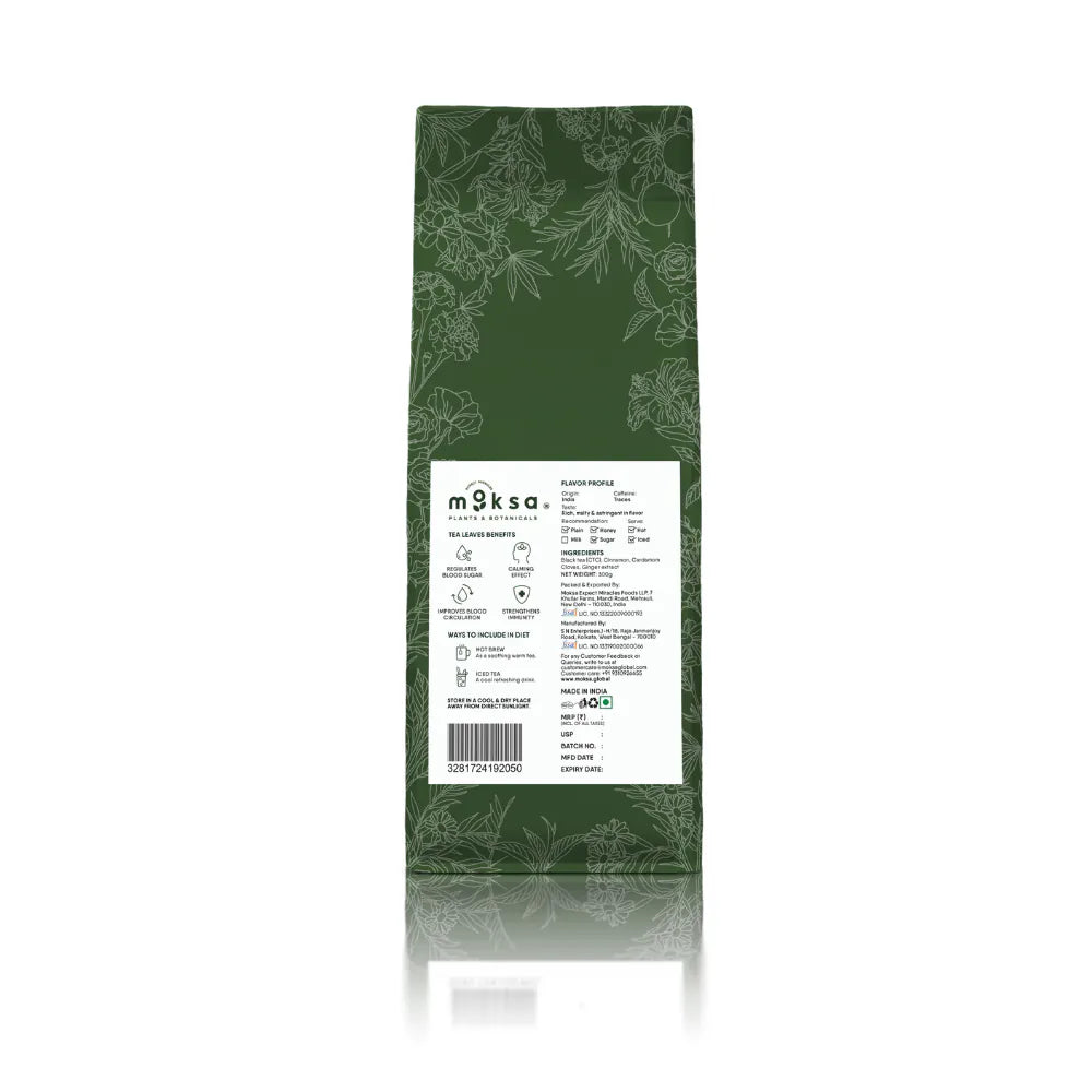 Moksa Assam CTC Masala Chai Tea – Spiced Indian Chai Blend