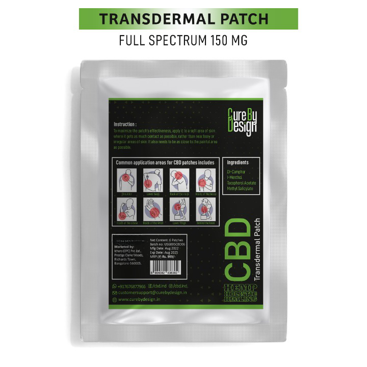 Cure By Design- CBD Transdermal Patch