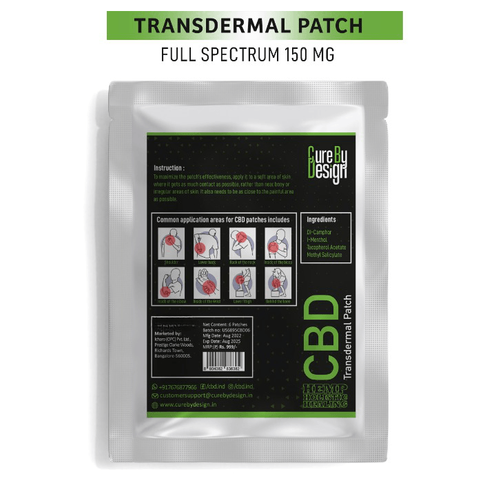 Cure By Design- CBD Transdermal Patch.