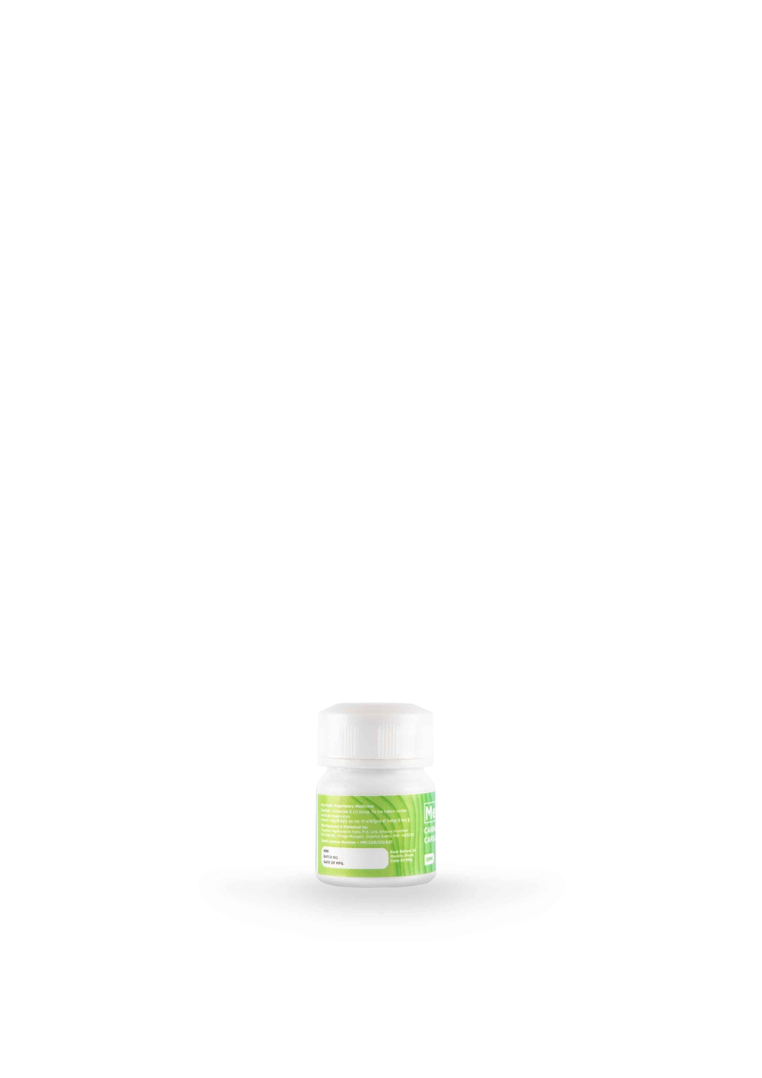 Medicann- Cannabis Leaf Extract Capsule - 50mg.