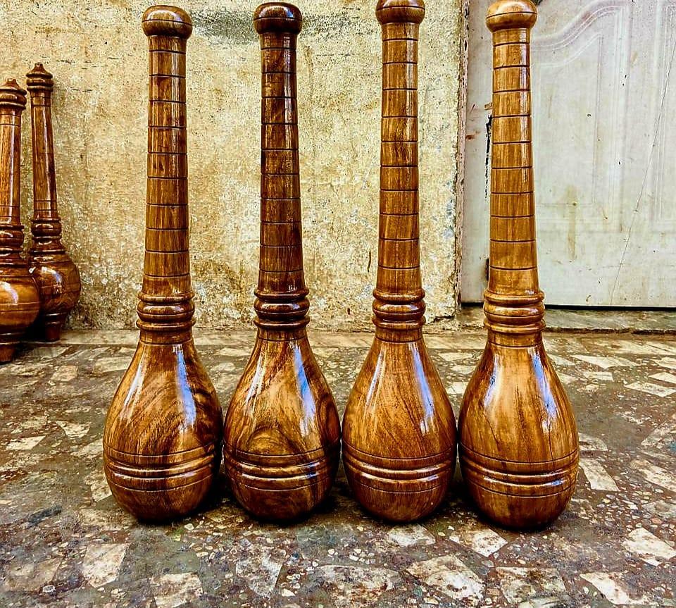 Fitness Flex – Bhim Gada | Traditional Heavy Wooden Mace for Advanced Strength Training.