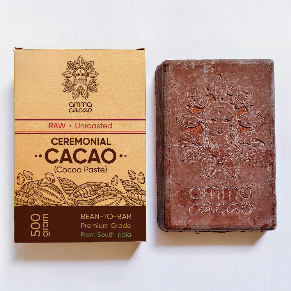 Amma Cacao- Ceremonial Cacao. Raw - Unroasted 500g