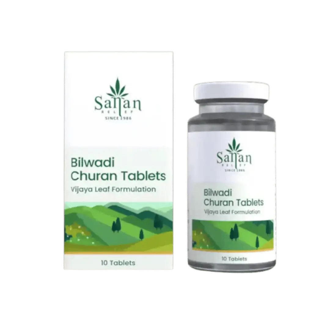 Bilwadi Churan Ayurvedic Cannabis Tablet 500mg- Sanan Relief.