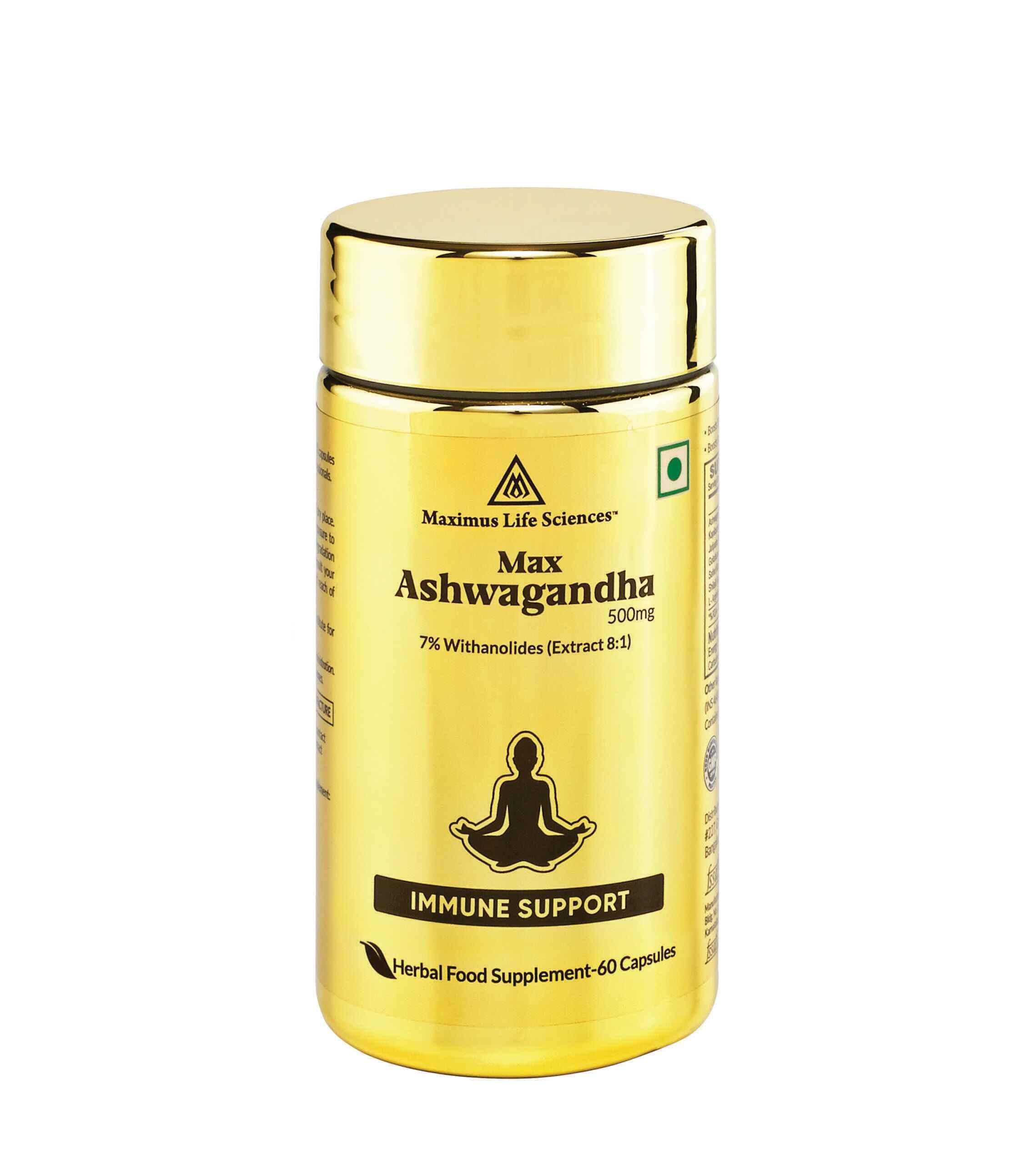 Maximus Life Sciences- Max Ashwagandha 500mg.