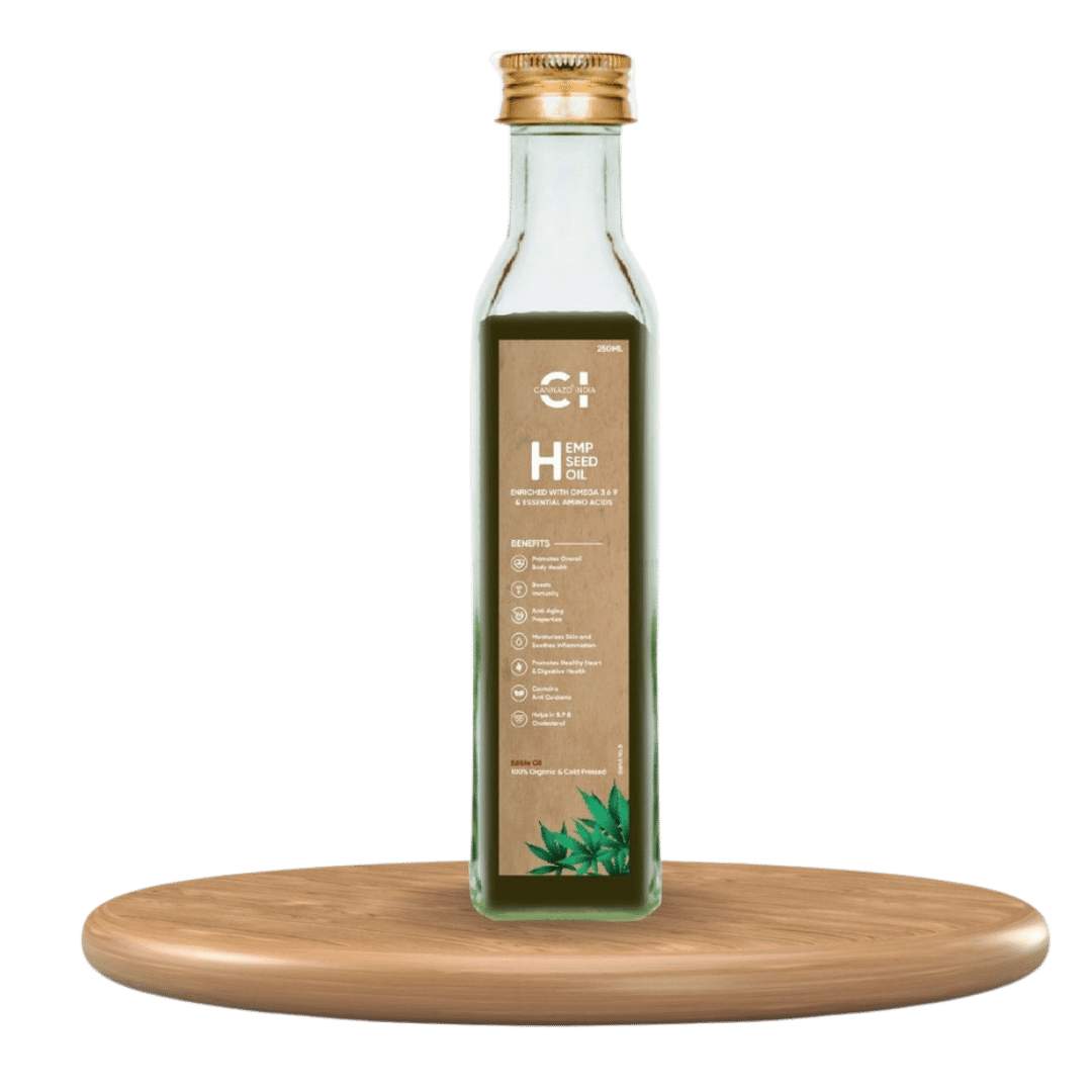 Cannazo Hemp Seed Oil (250ml / 500ml) - CBD Store India