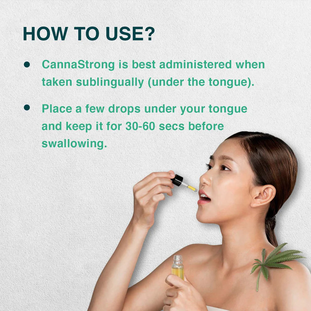 Cannavedic - CannaStrong 3000mg | 30ml | THC+CBD Oil (2:1 THC:CBD) - 100mg/ml.