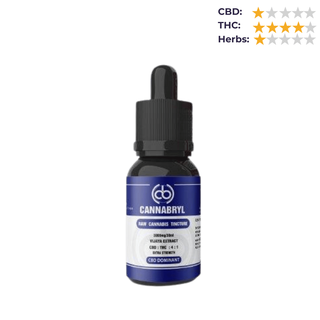 Cannabryl - Raw Cannabis Tincture 4:1 3000mg Cannabinoids.