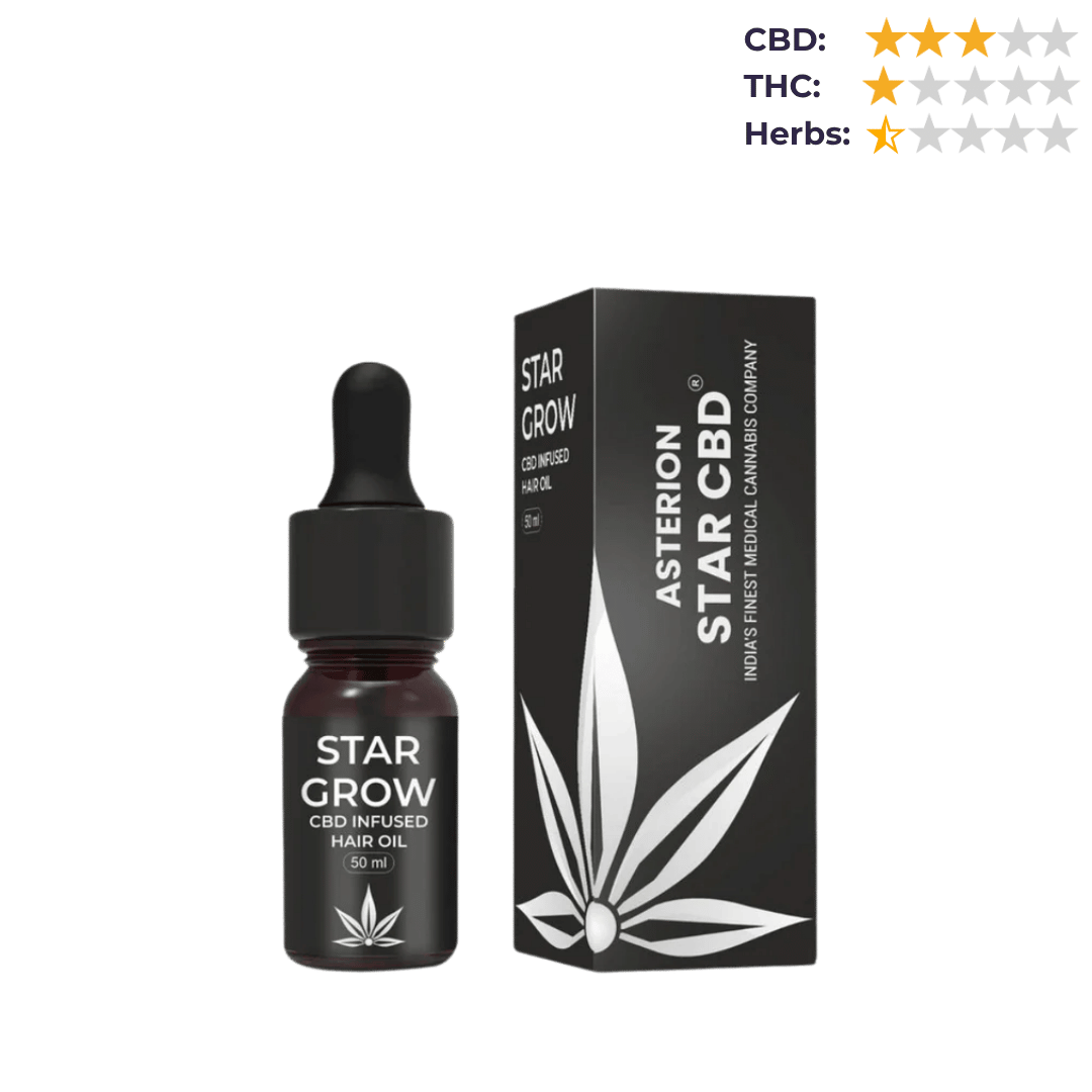 StarCBD- Star Glow CBD Infused Hair Oil.
