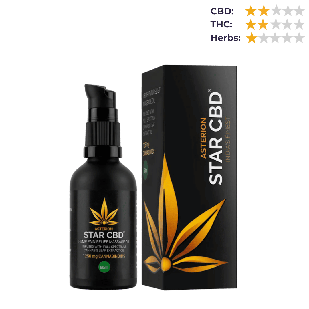 StarCBD- Cannabis Pain Relief Massage Oil.