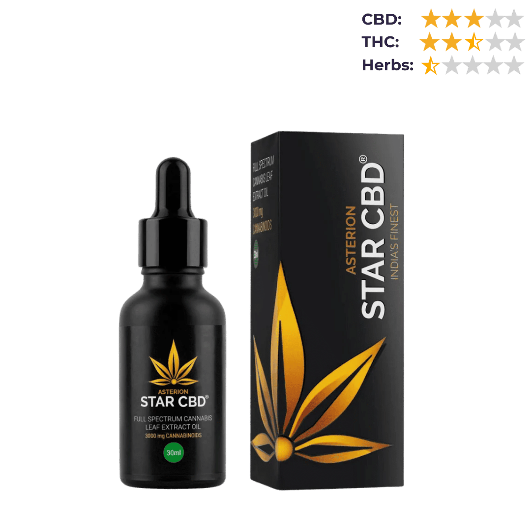 StarCBD- Full Spectrum Cannabis Leaf Extract Oil - 3000mg.